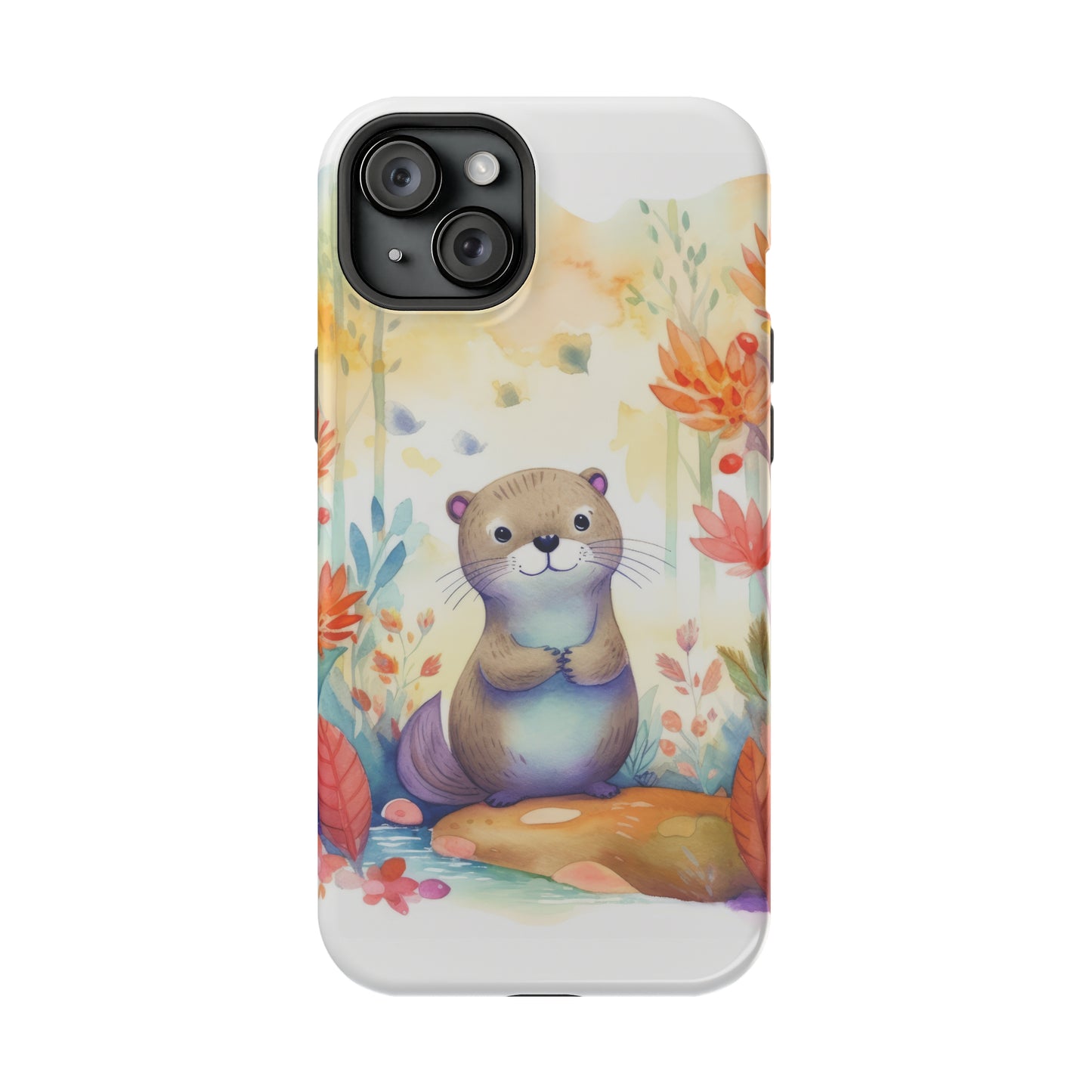 Cute Otter MagSafe Tough iPhone Case