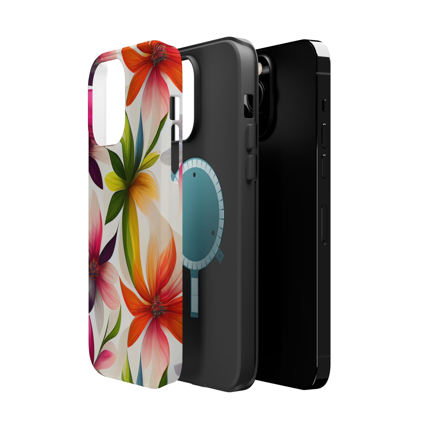 Jungle Flowers MagSafe Tough iPhone Case