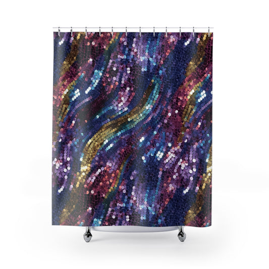 Dazzling Sequins Shower Curtain