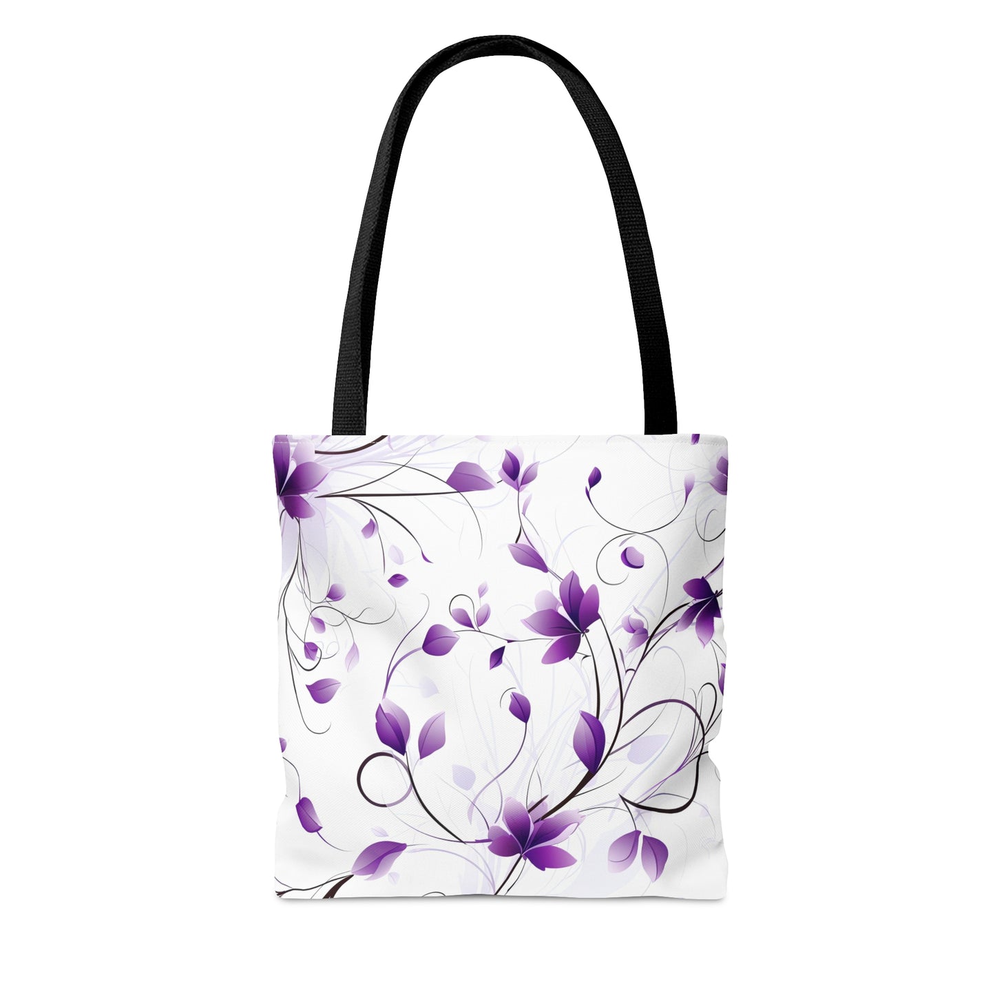 Purple Whimsy Wildflowers Tote Bag