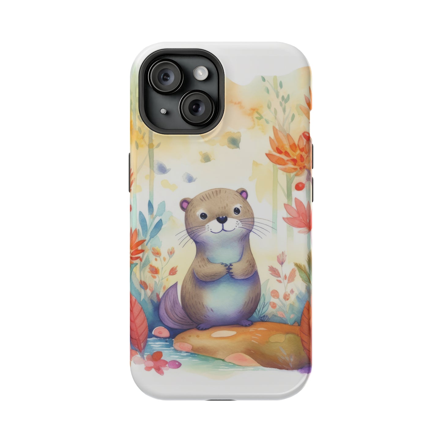 Cute Otter MagSafe Tough iPhone Case