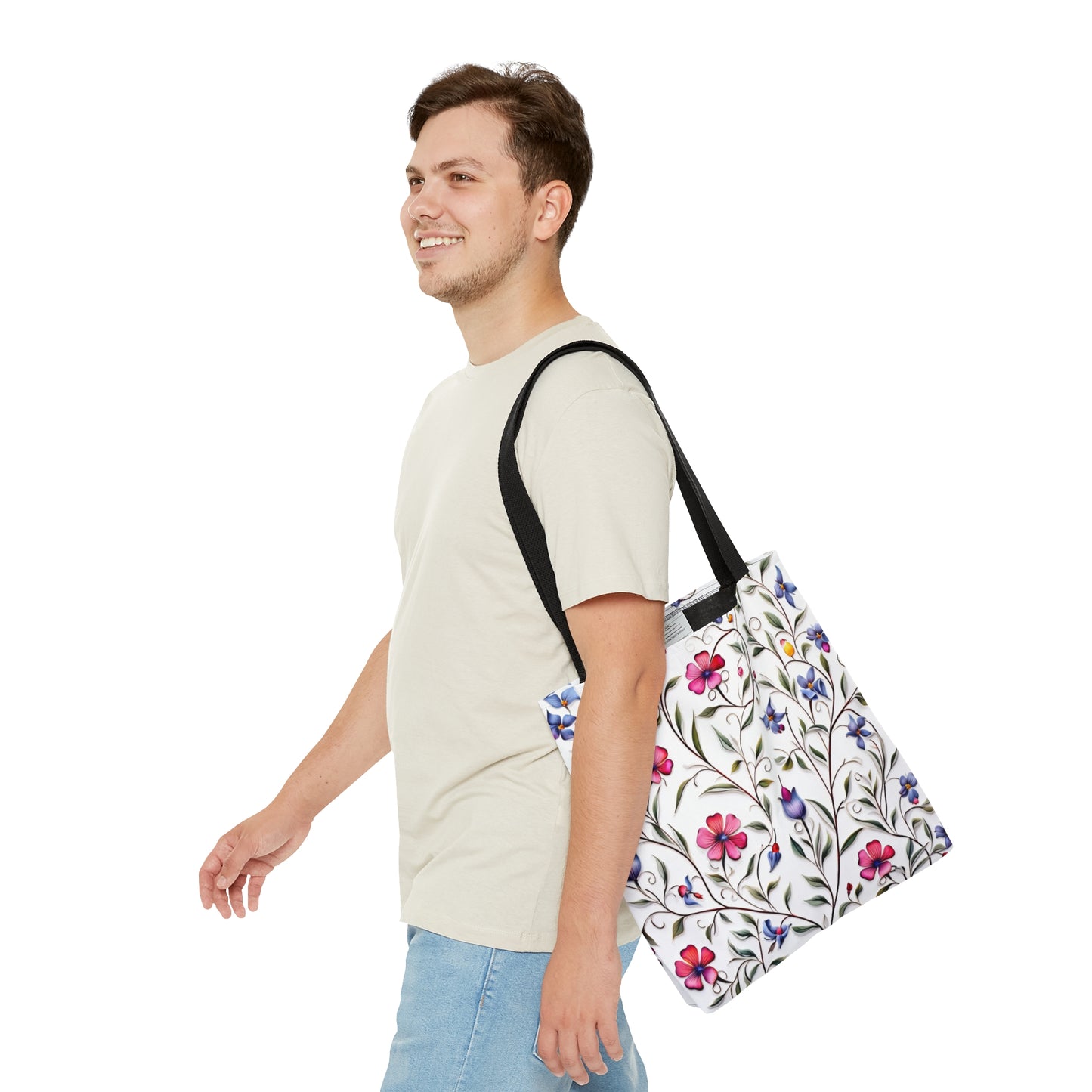 Fancy Flowers Tote Bag