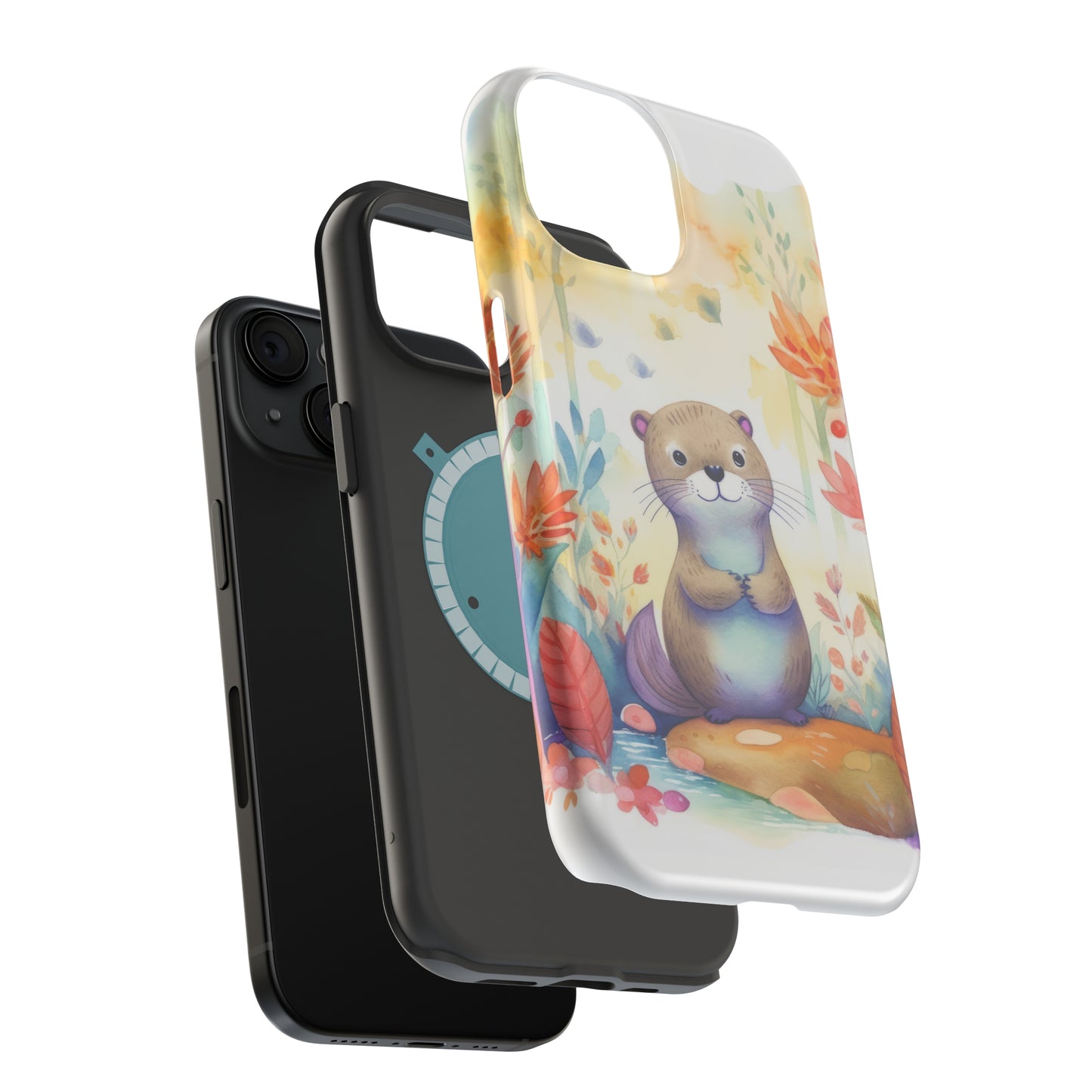 Cute Otter MagSafe Tough iPhone Case