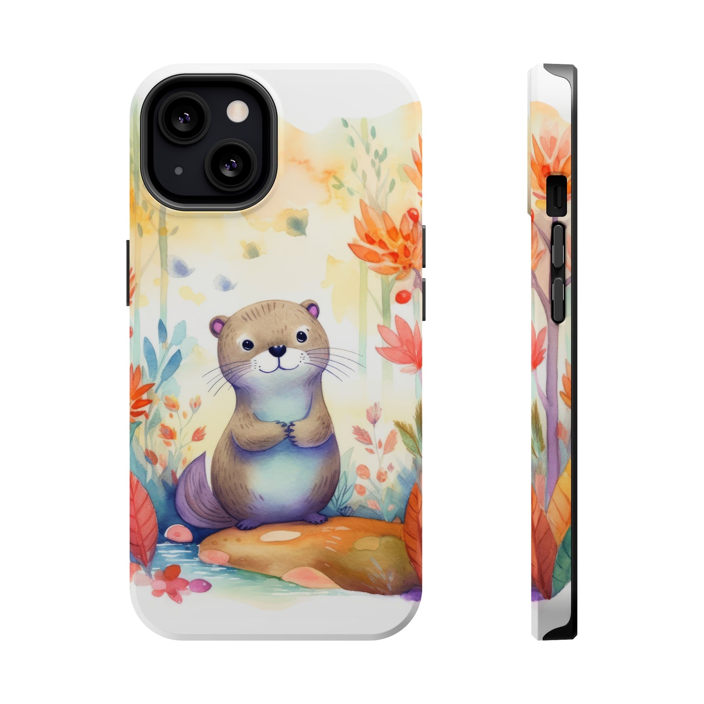 Cute Otter MagSafe Tough iPhone Case