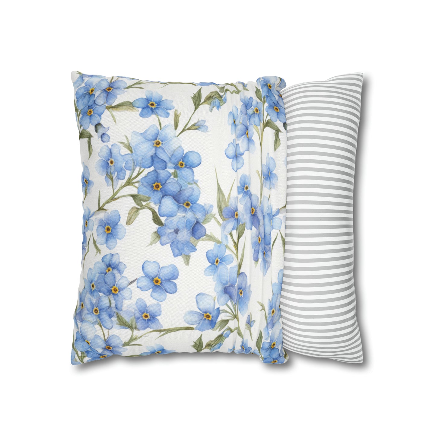 Forget Me Nots Square Pillow Case