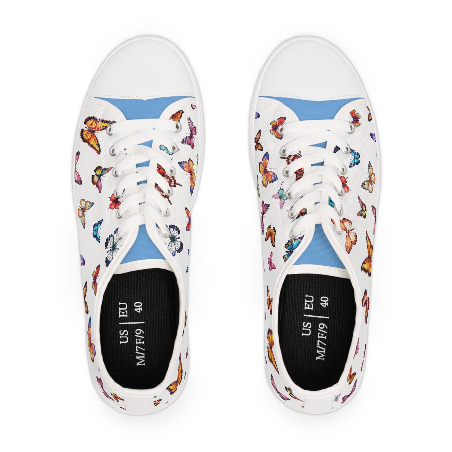 Butterflies Women's Low Top Sneakers