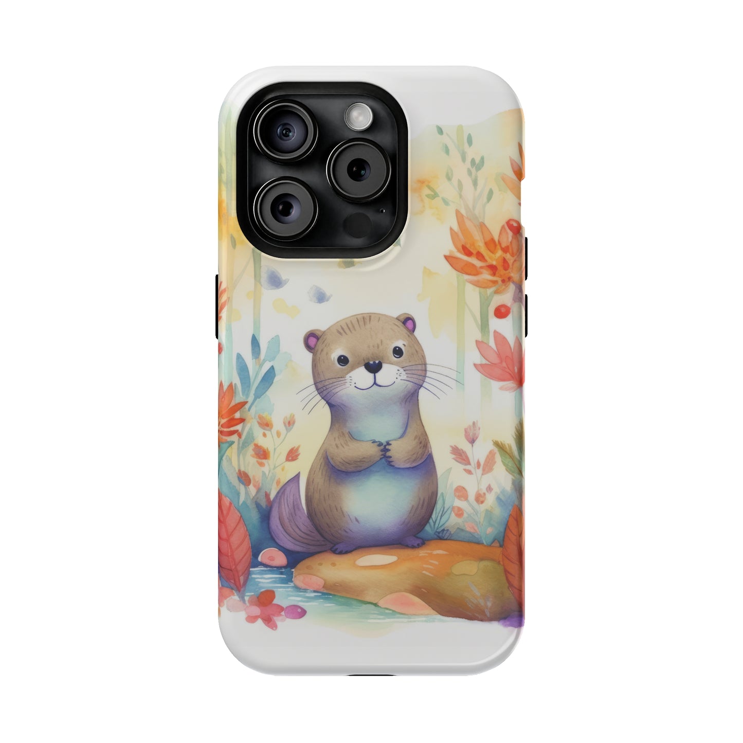 Cute Otter MagSafe Tough iPhone Case