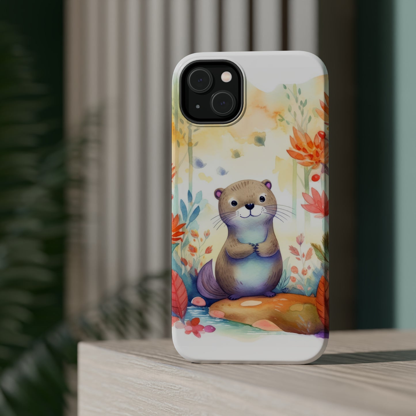 Cute Otter MagSafe Tough iPhone Case