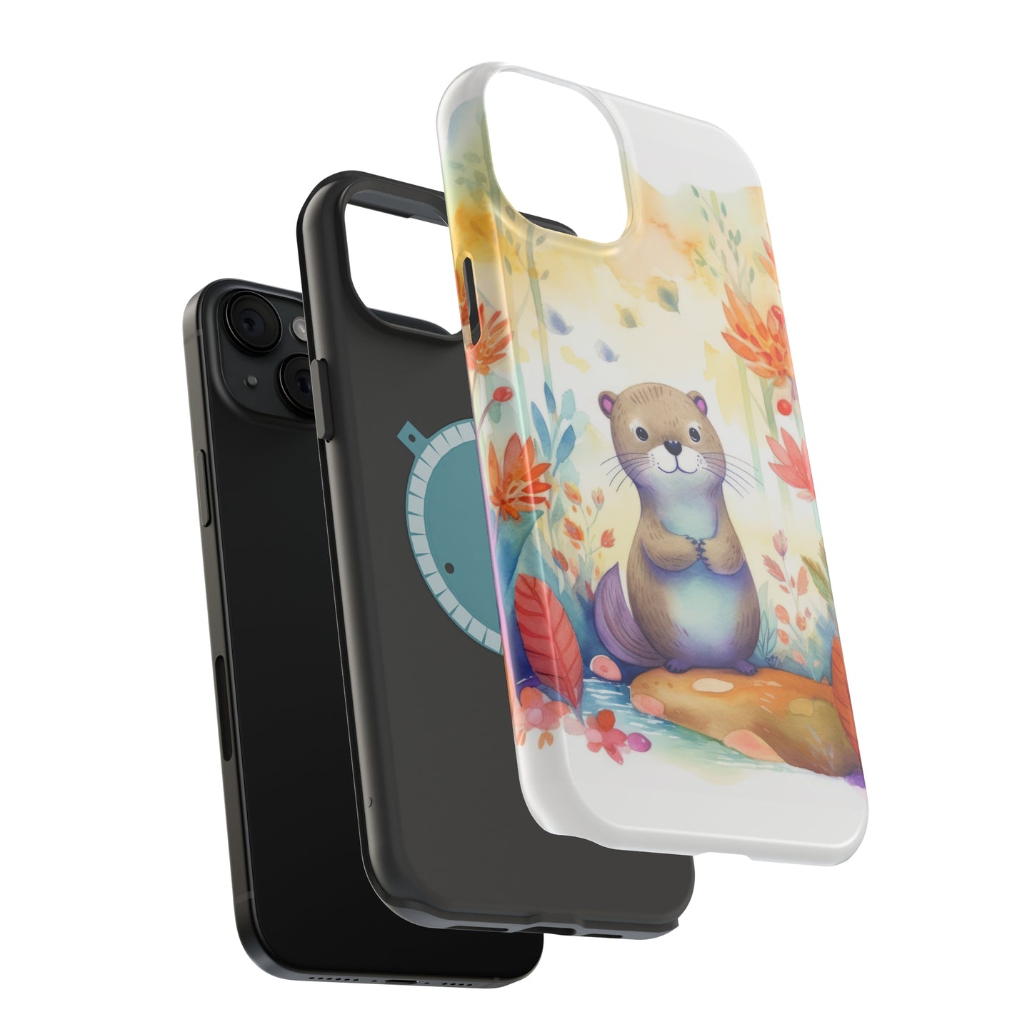 Cute Otter MagSafe Tough iPhone Case