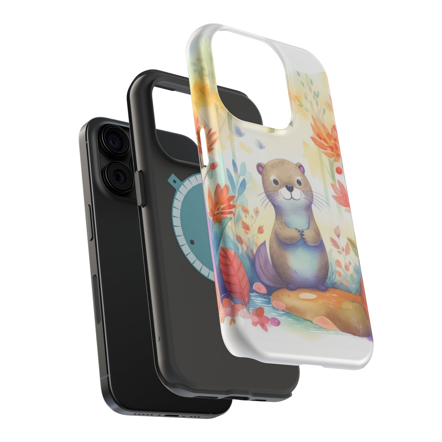 Cute Otter MagSafe Tough iPhone Case