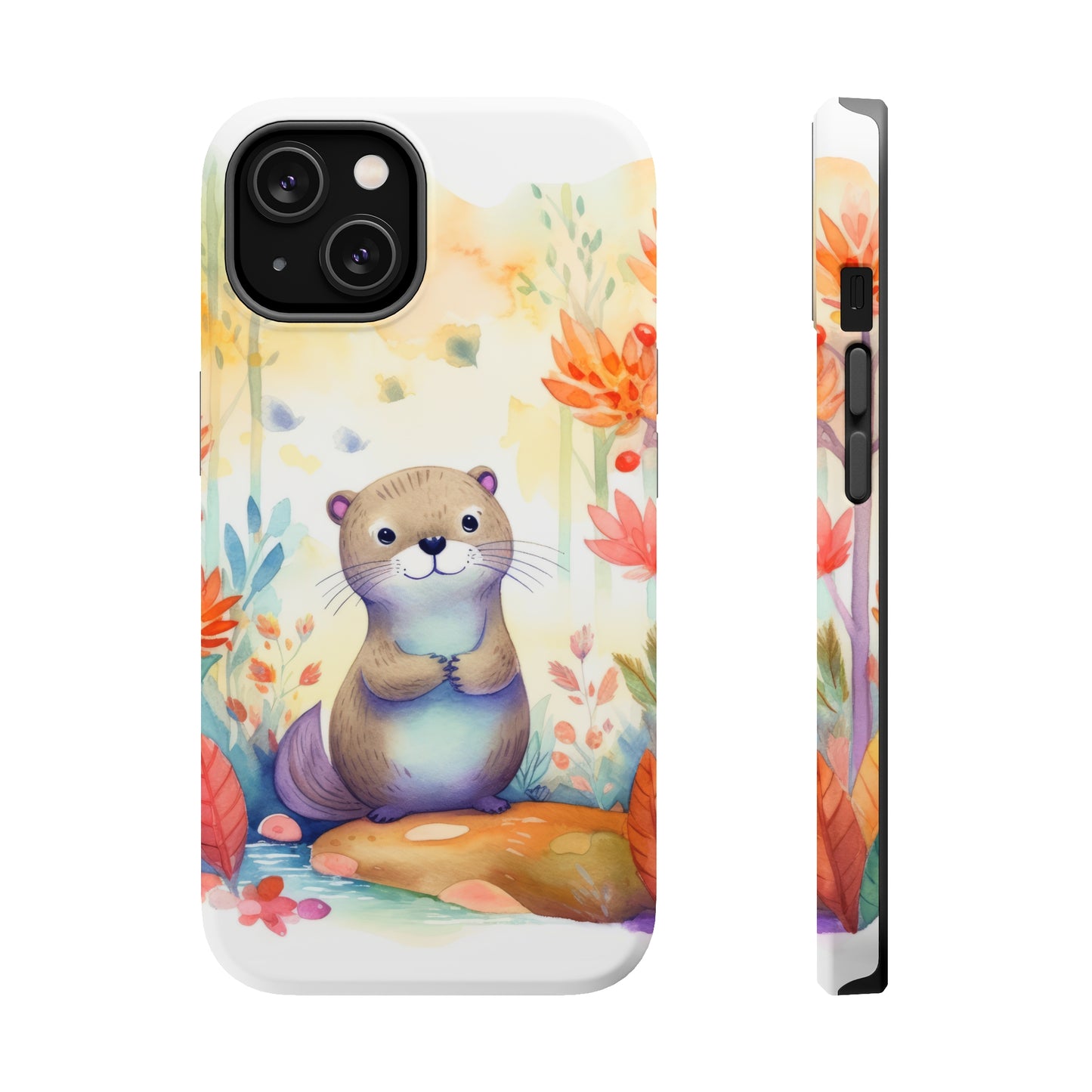 Cute Otter MagSafe Tough iPhone Case