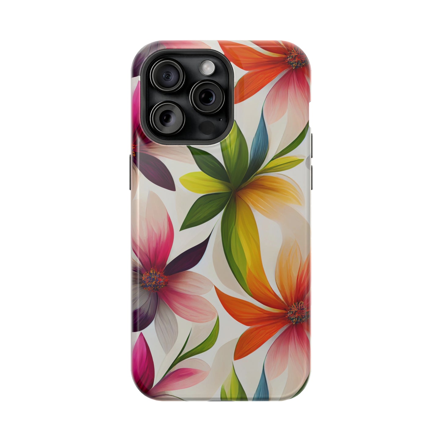 Jungle Flowers MagSafe Tough iPhone Case