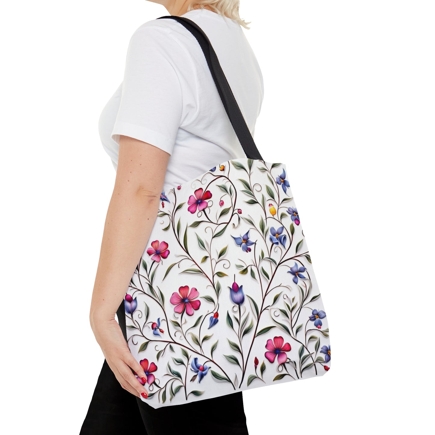 Fancy Flowers Tote Bag