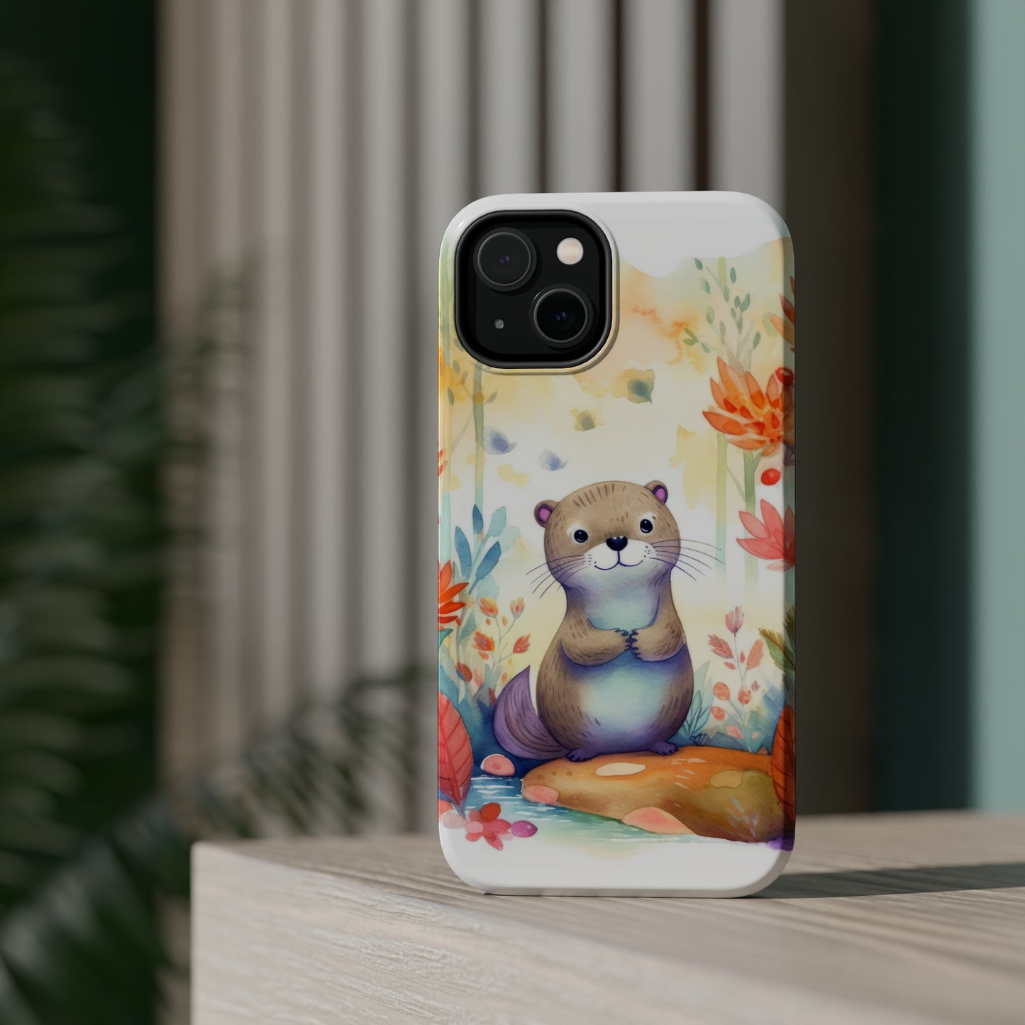 Cute Otter MagSafe Tough iPhone Case