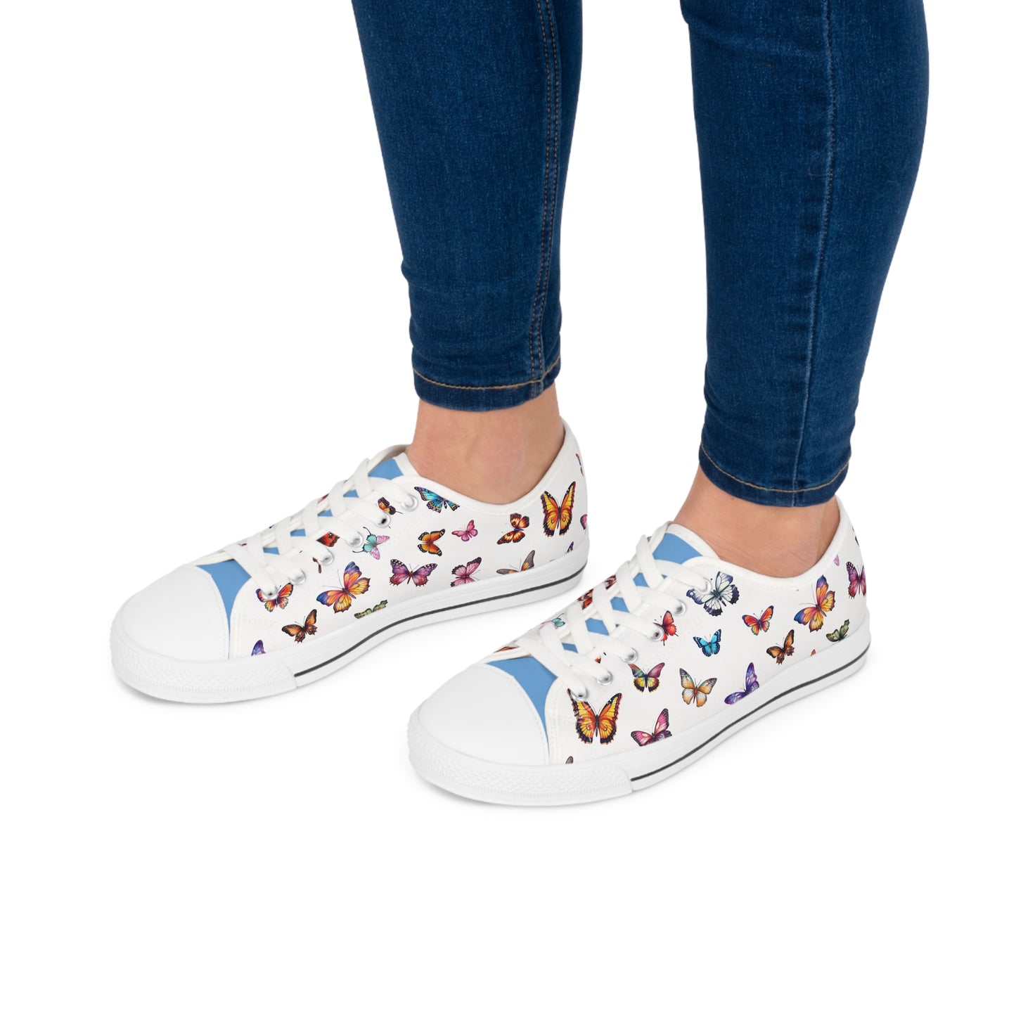 Butterflies Women's Low Top Sneakers