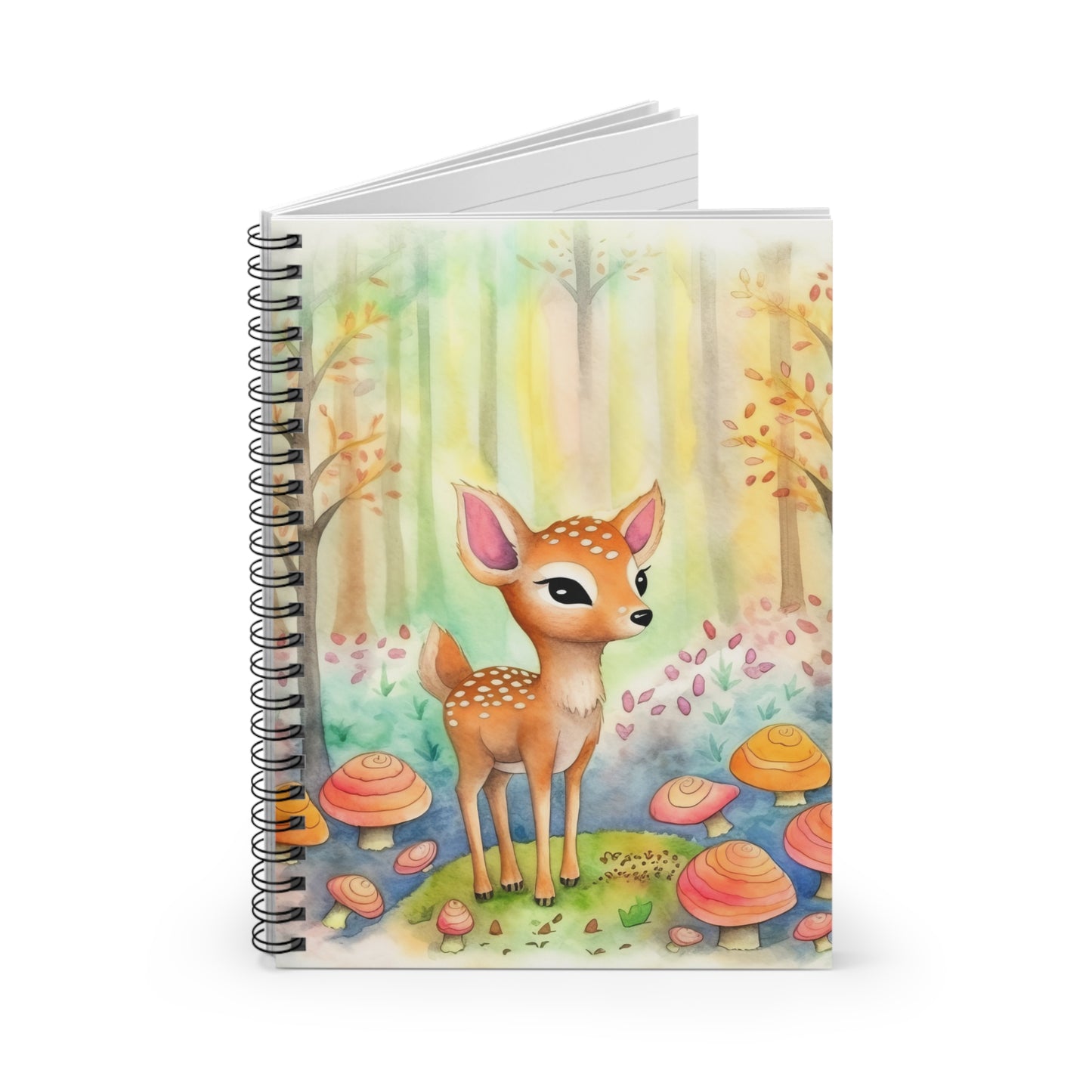 Fawn Spiral Notebook - Ruled Line