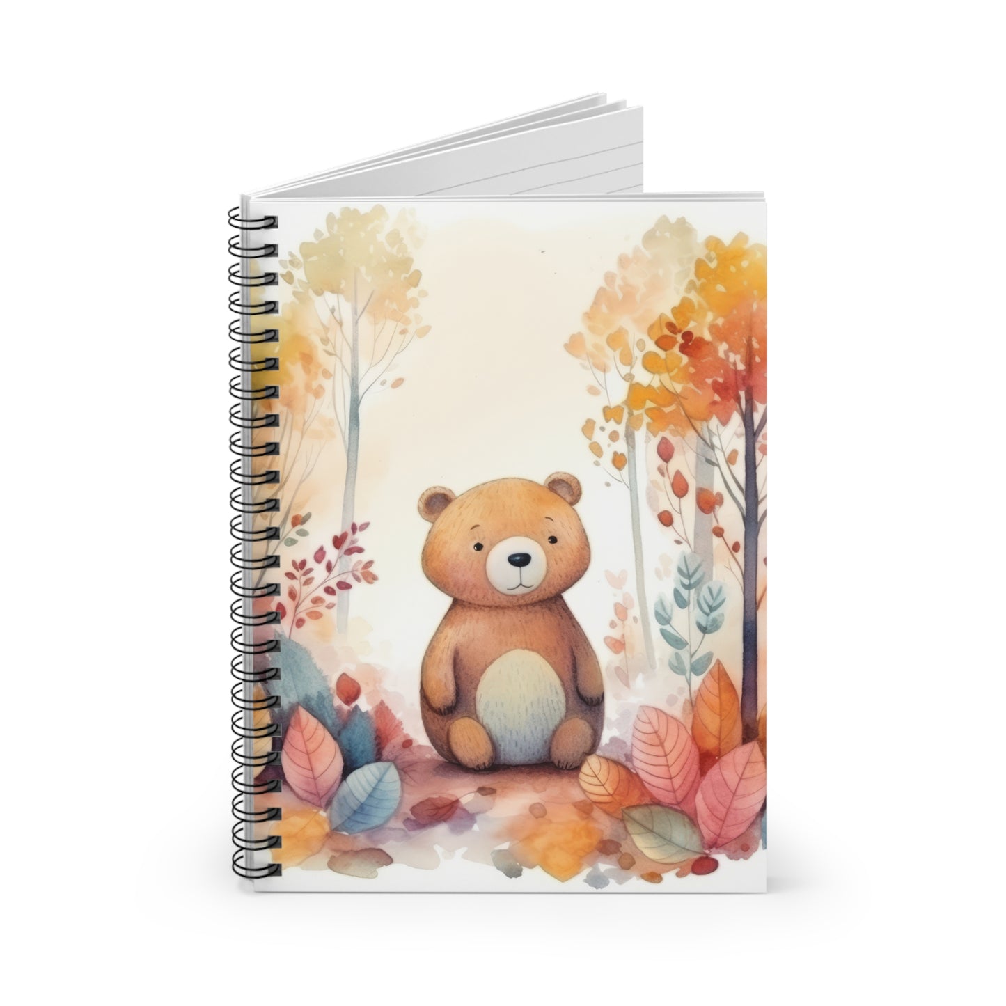 Bear Spiral Notebook - Ruled Line