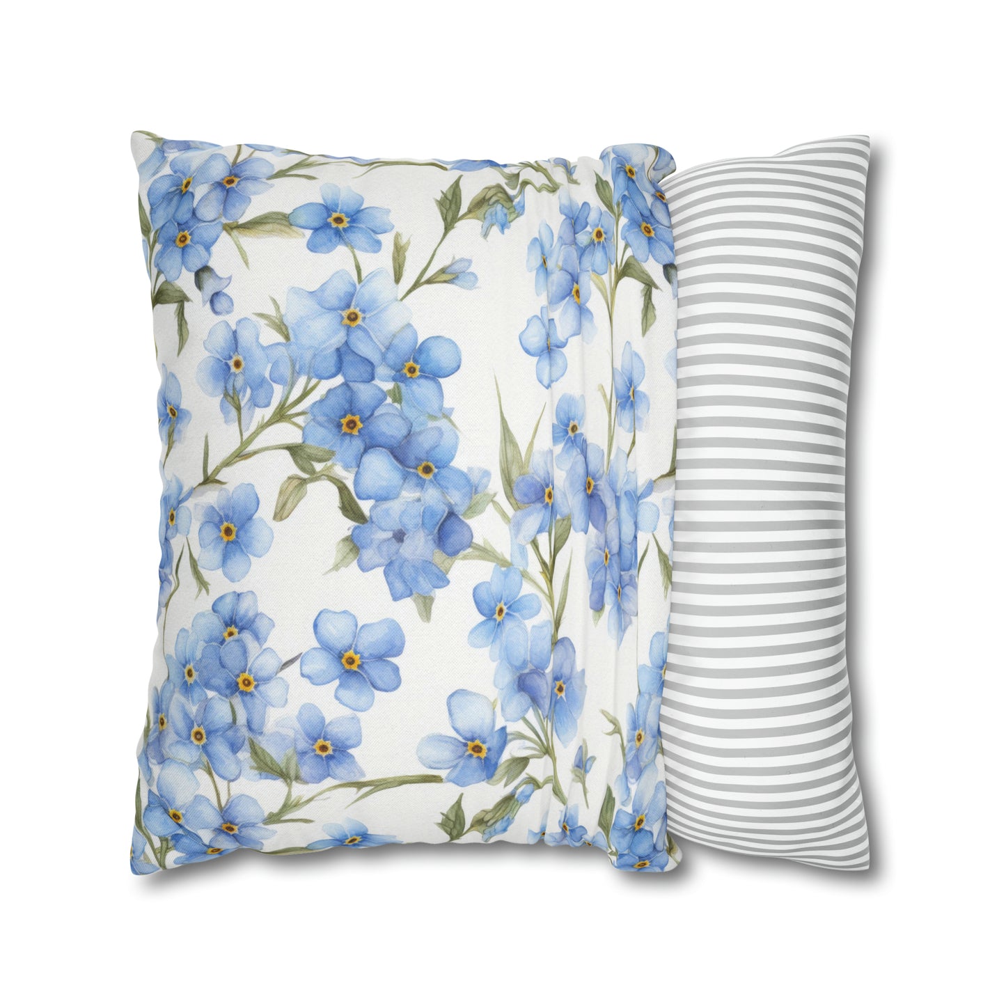 Forget Me Nots Square Pillow Case